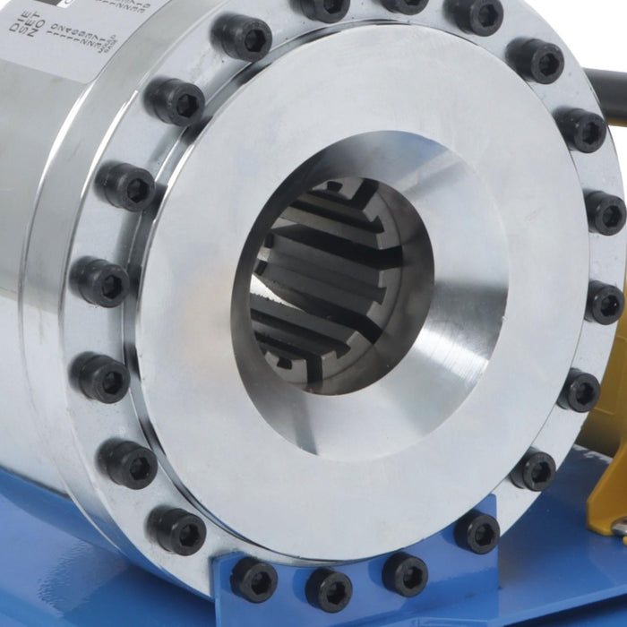 DURAFORCE Portable Hydraulic Hose Pipe Crimping Machine High Pressure Crimper W/ 8 Dies