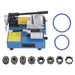 DURAFORCE Portable Hydraulic Hose Pipe Crimping Machine High Pressure Crimper W/ 8 Dies