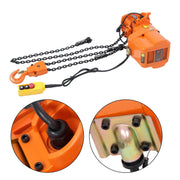 DURAFORCE 750W G80 Chain 1T/2200lbs 1.5m/5ft Wired Remote Control Electric Chain Hoist