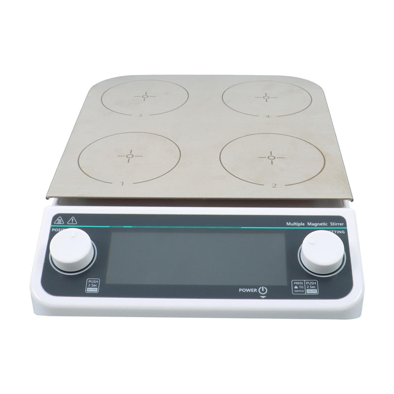DURAFORCE Magnetic Stirrer Multiple Magnetic Stirrer With Heating 4 Position 50-1200RPM