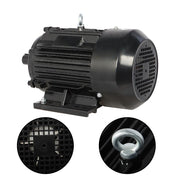 DURAFORCE 5HP 3 Phase Electric Motor 1800 RPM 184T Frame TEFC 230/460 Volt Severe Duty
