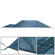 DURAFORCE Rectangle Rectangle Swimming Pool Safety Cover W/ 4' x 8' Right Step For 20x40FT