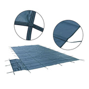 DURAFORCE Rectangle Rectangle Swimming Pool Safety Cover W/ 4' x 8' Right Step For 20x40FT