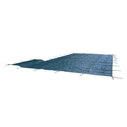 DURAFORCE Rectangle Rectangle Swimming Pool Safety Cover W/ 4' x 8' Right Step For 20x40FT