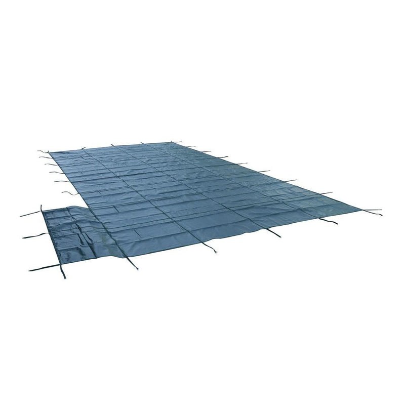DURAFORCE Rectangle Rectangle Swimming Pool Safety Cover W/ 4' x 8' Right Step For 20x40FT