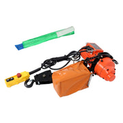 DURAFORCE 2200lbs Electric Chain Hoist Single Phase Crane 10ft Lifting for Garage Ceiling