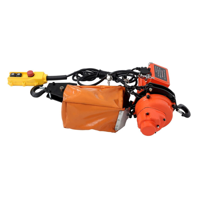 DURAFORCE 2200lbs Electric Chain Hoist Single Phase Crane 10ft Lifting for Garage Ceiling