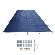 DURAFORCE Inground Pool Cover Safety For 20x40ft Includes Safety Net & Installation Tools