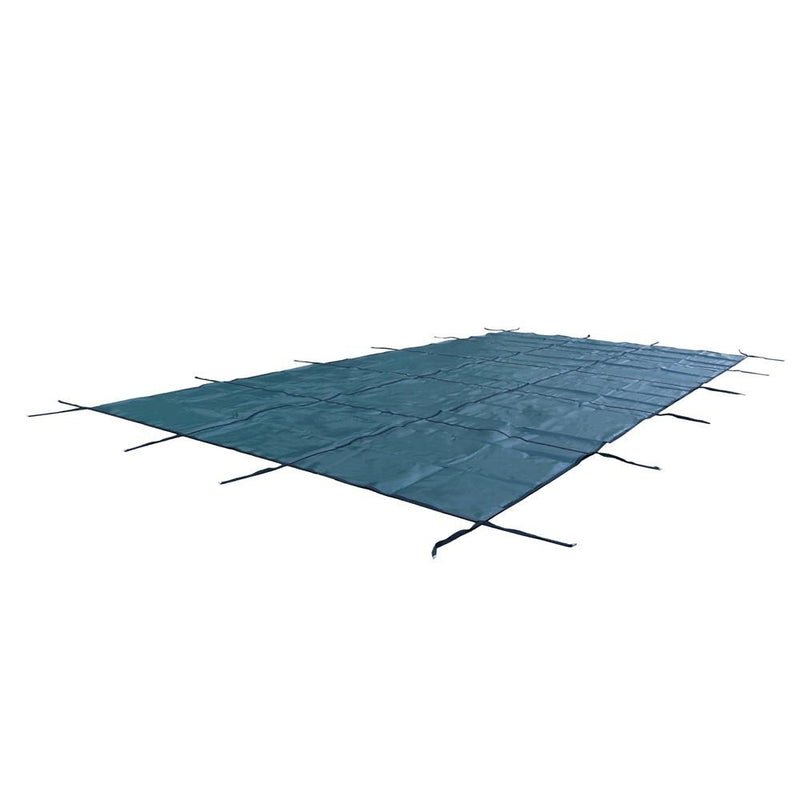 DURAFORCE Safety Pool Cover Fits 20FTx40FT Inground Swimming Pools For Backyard Yard Green