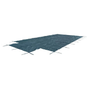 DURAFORCE Rectangle Swimming Pool Safety Cover W/ Center Step & Anchors For 20x40FT