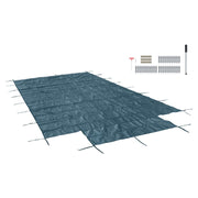 DURAFORCE Inground Pool Safety Cover Fits 18X36Ft Rectangular Pools With 4X8Ft Center Step