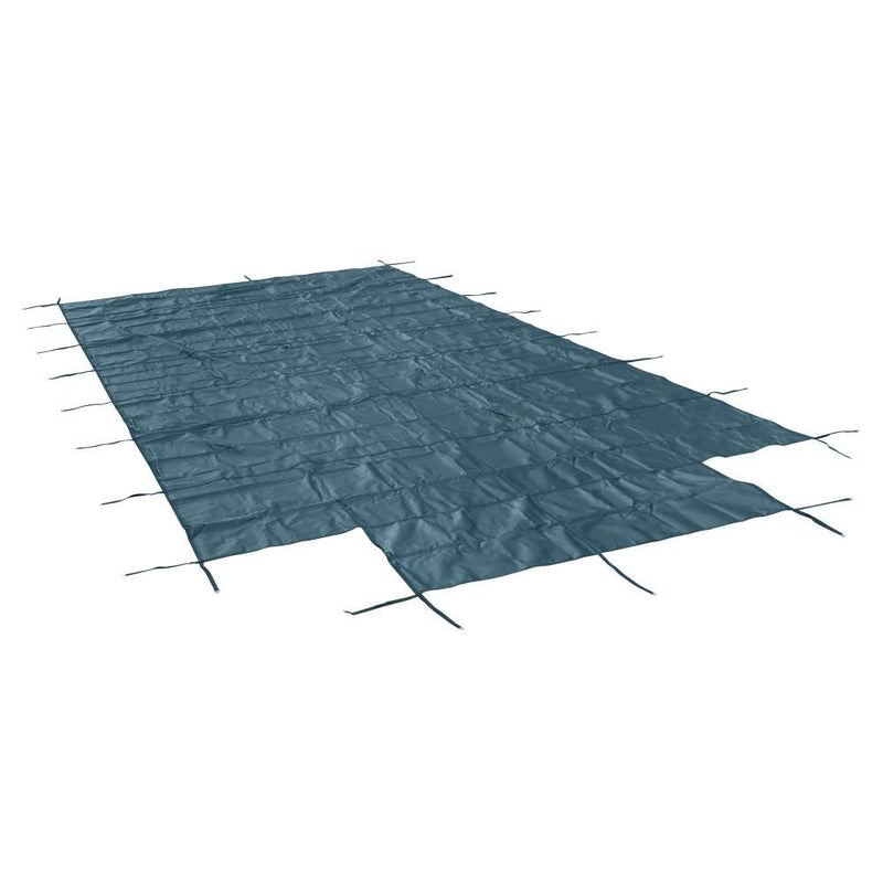 DURAFORCE Inground Pool Safety Cover Fits 18X36Ft Rectangular Pools With 4X8Ft Center Step