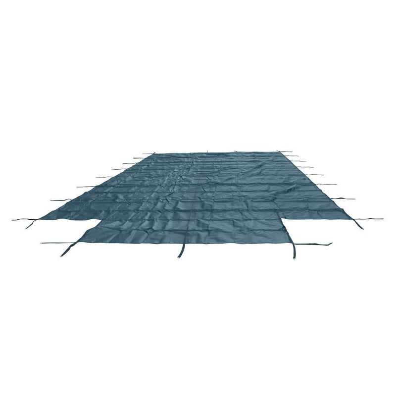 DURAFORCE Inground Pool Safety Cover Fits 18X36Ft Rectangular Pools With 4X8Ft Center Step