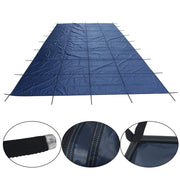 DURAFORCE 20' x 38' Inground Pool Safety Cover For 18 x 36 ft Winter Pool Cover Blue Mesh