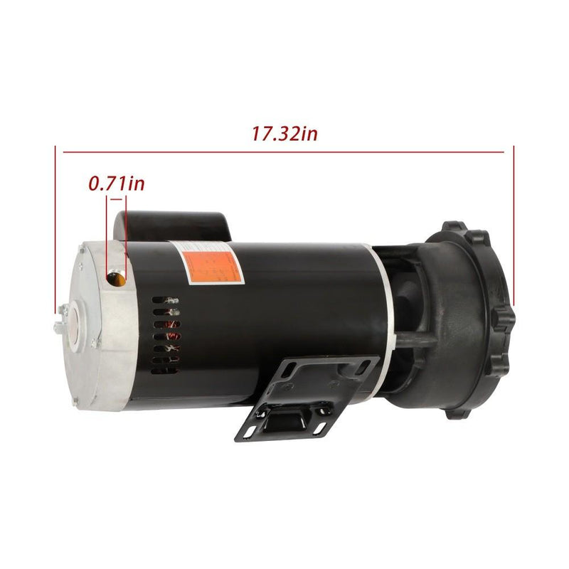 DURAFORCE 5 HP 230V 2-Speed Spa Pump 3722021-13 56Y Frame Hot Tubs Dual-Speed For Hot Tub