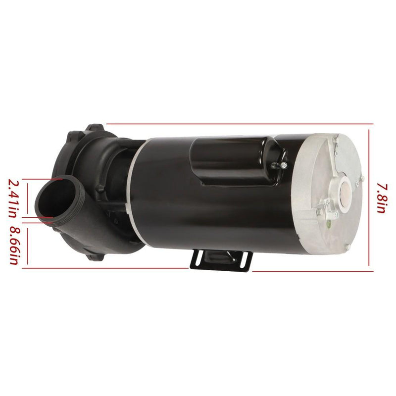 DURAFORCE 5 HP 230V 2-Speed Spa Pump 3722021-13 56Y Frame Hot Tubs Dual-Speed For Hot Tub