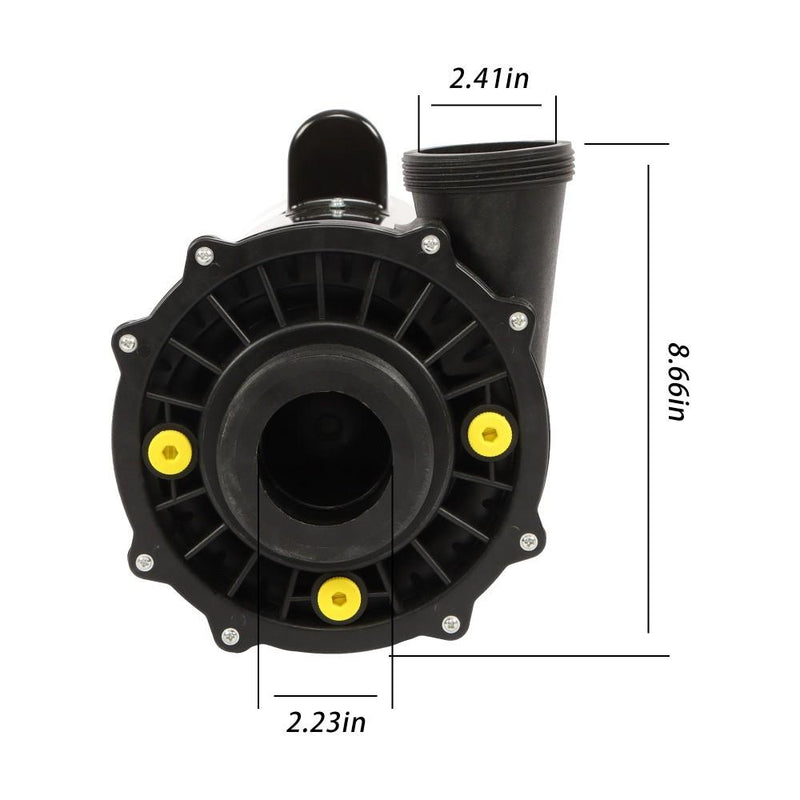 DURAFORCE 5 HP 230V 2-Speed Spa Pump 3722021-13 56Y Frame Hot Tubs Dual-Speed For Hot Tub