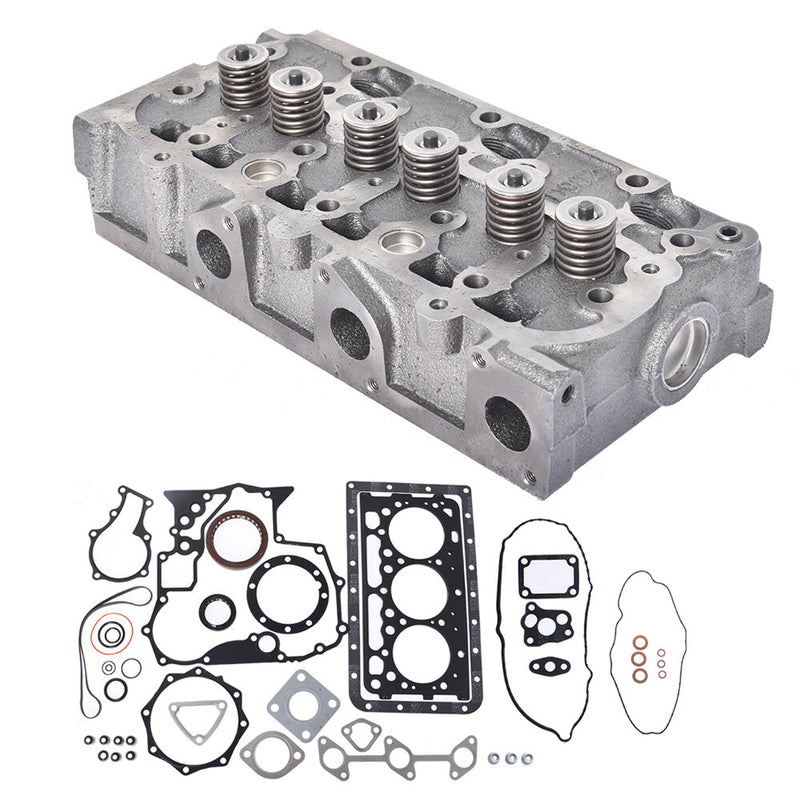 DURAFORCE Fit For Kubota D902 RTV900 Complete Cylinder Head with Valves & Full Gasket Kit