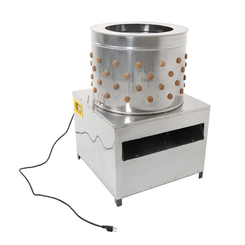 DURAFORCE 1500w Power 110V Feather Plucker Stainless Steel Drum Chicken Plucker Machine