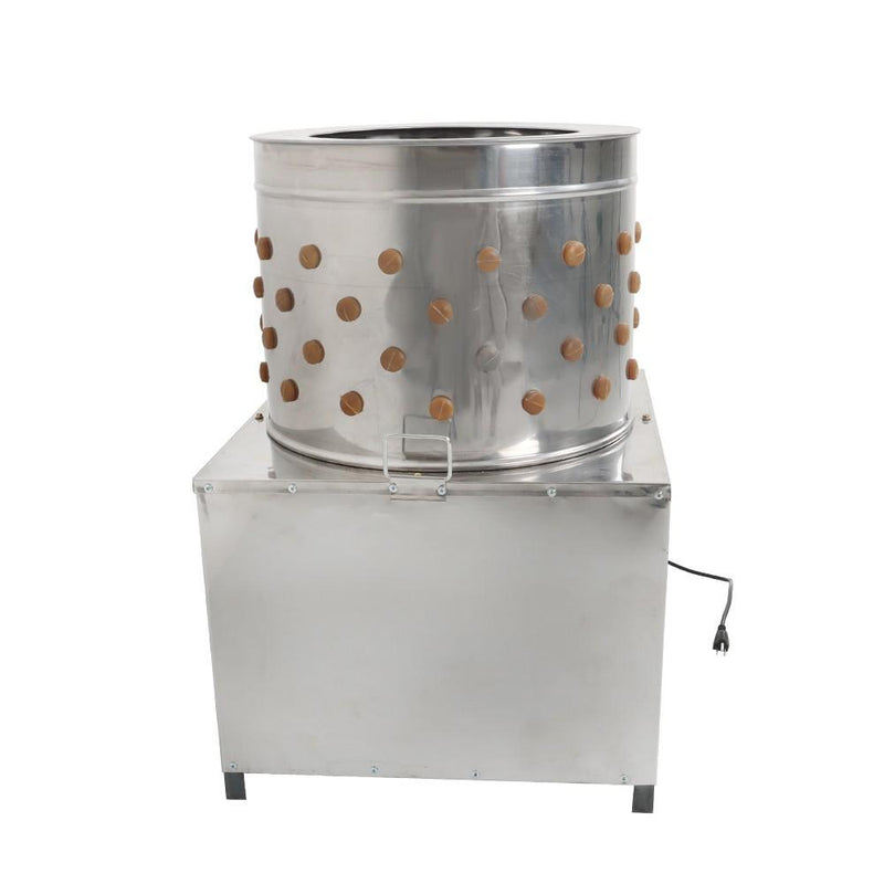 DURAFORCE Stainless Machine Steel Chicken Plucker Machine Poultry De-Feather Plucker 20"