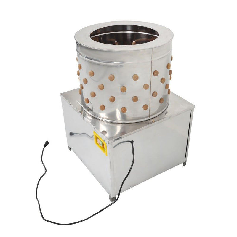DURAFORCE Stainless Machine Steel Chicken Plucker Machine Poultry De-Feather Plucker 20"