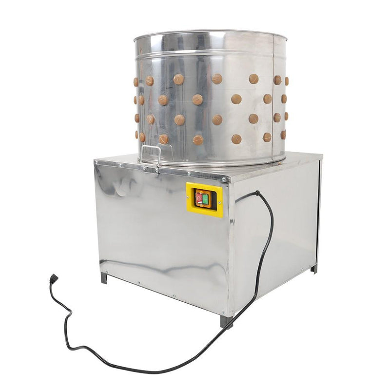 DURAFORCE Stainless Machine Steel Chicken Plucker Machine Poultry De-Feather Plucker 20"