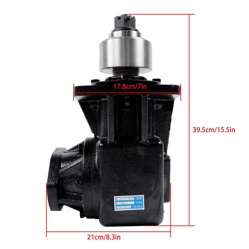 DURAFORCE Hydraulic Brush Cutter Gearbox W/ Hydraulic Motor Mount RC-51H 251390 1.93 Ratio