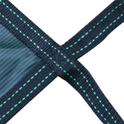 DURAFORCE Green Mesh Pool Safety Cover For 16x32 ft Rectangle with 4x8ft Center End Step