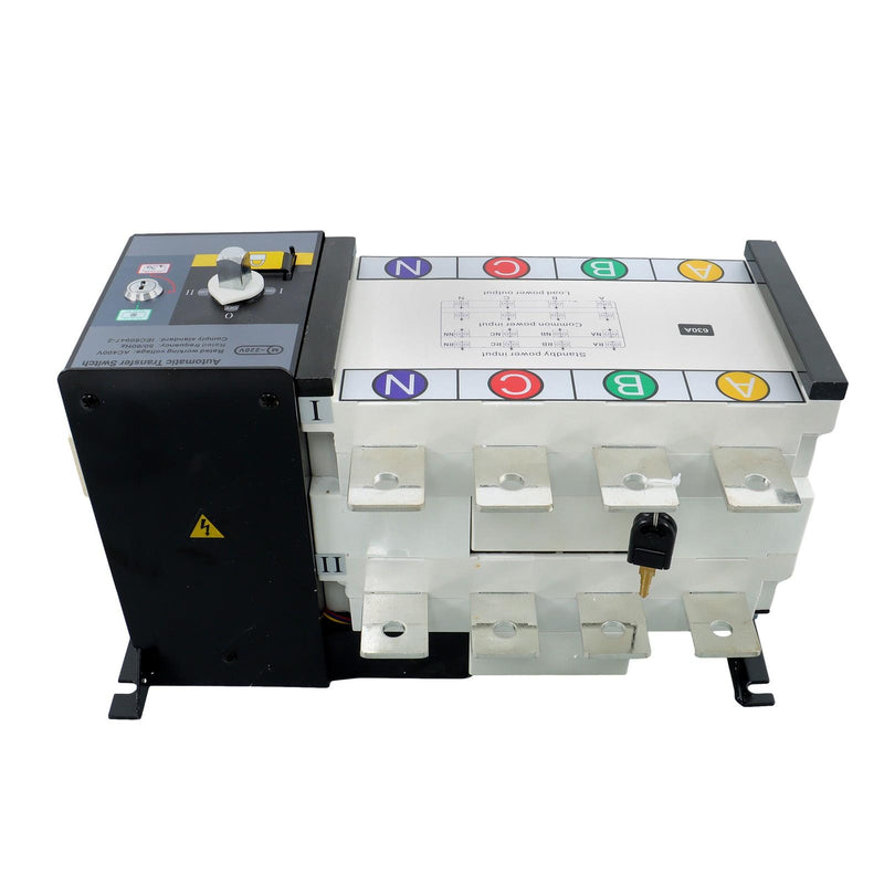 DURAFORCE Industrial Generator Grid To AC Automatic Transfer Switch ATS 630A 4P 110/220V