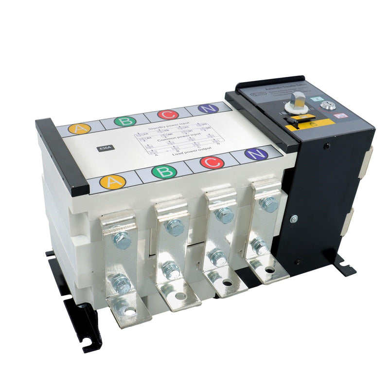 DURAFORCE Industrial Generator Grid To AC Automatic Transfer Switch ATS 630A 4P 110/220V