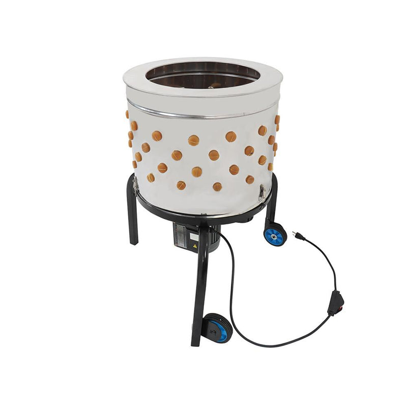 DURAFORCE 120V Chicken Plucker Machine Feather Plucker Stainless Steel Drum 280RPM Motor