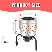 DURAFORCE 280RPM 120V Chicken Plucker Machine Feather Plucker Stainless Steel Drum Motor