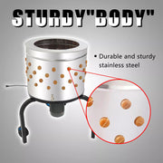 DURAFORCE Chicken Plucker Machine Feather Plucker Stainless Steel Drum 280RPM 120V 60Hz