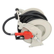 DURAFORCE 3/4" × 66' Fuel Hose Reel Retractable Diesel Hose Reel Auto Refueling Gun New