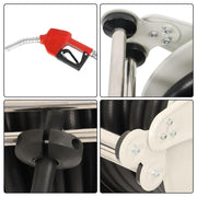 DURAFORCE Diesel Hose Reel Auto Refueling Gun Fuel Hose Reel Retractable 3/4" × 66'