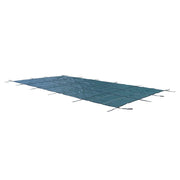 DURAFORCE Inground Pool Safety Cover For 16' × 30' Rectangle Safety Pool Covers Green Mesh