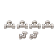 DURAFORCE 3/4" Shop Air Line Kit 300ft - Aluminum, Easy Install & Leak Resistant