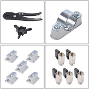 DURAFORCE 3/4" Shop Air Line Kit 300ft - Aluminum, Easy Install & Leak Resistant