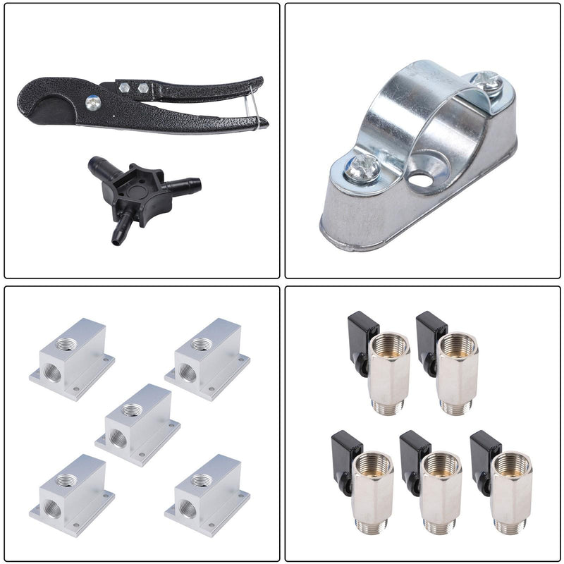 DURAFORCE 3/4" Shop Air Line Kit 300ft - Aluminum, Easy Install & Leak Resistant