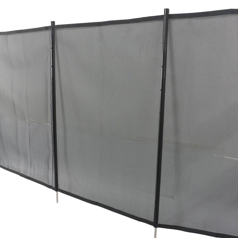 DURAFORCE 4 x 72 FT Outdoor Pool Fence For Inground Pools Removable Child Safety Fencing