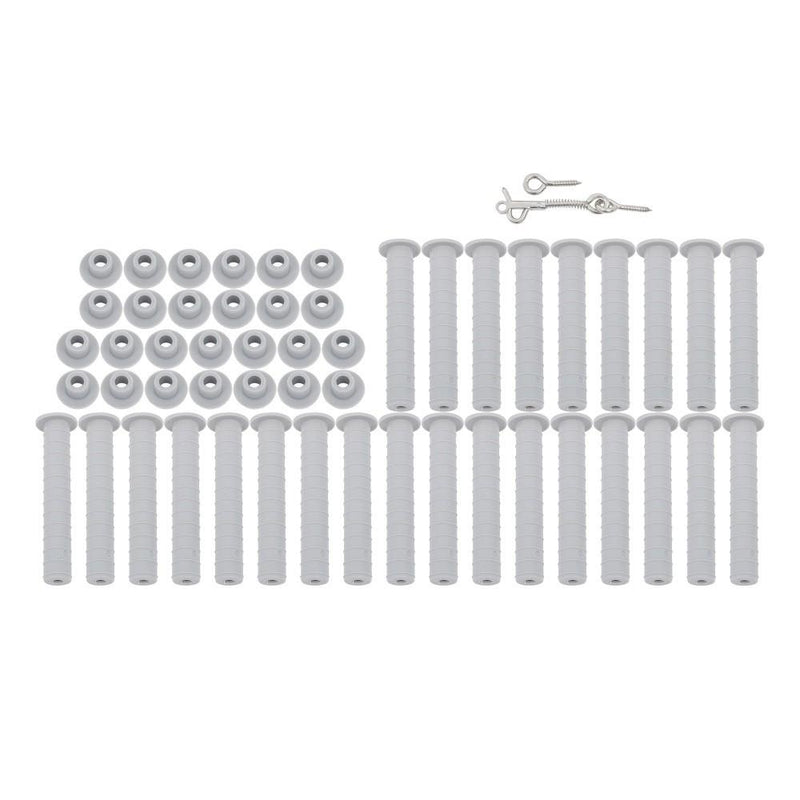 DURAFORCE 4 x 72 FT Outdoor Pool Fence For Inground Pools Removable Child Safety Fencing