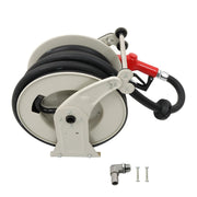 DURAFORCE 300PSI 1" × 50FT Diesel Hose Reel Fuel Hose Reel with Fueling Nozzle Retractable