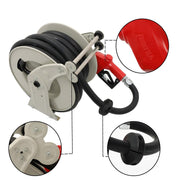 DURAFORCE 300PSI 1" × 50FT Diesel Hose Reel Fuel Hose Reel with Fueling Nozzle Retractable