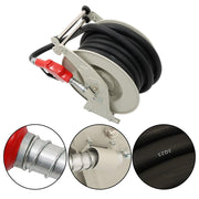 DURAFORCE 300PSI 1" × 50FT Diesel Hose Reel Fuel Hose Reel with Fueling Nozzle Retractable
