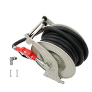 DURAFORCE 300PSI 1" × 50FT Diesel Hose Reel Fuel Hose Reel with Fueling Nozzle Retractable