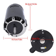 DURAFORCE B129 1.5 HP Swimming Pool Pump Motor – 230/115V, 56J Frame, Stainless Steel