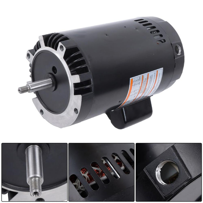 DURAFORCE B129 1.5 HP Swimming Pool Pump Motor – 230/115V, 56J Frame, Stainless Steel