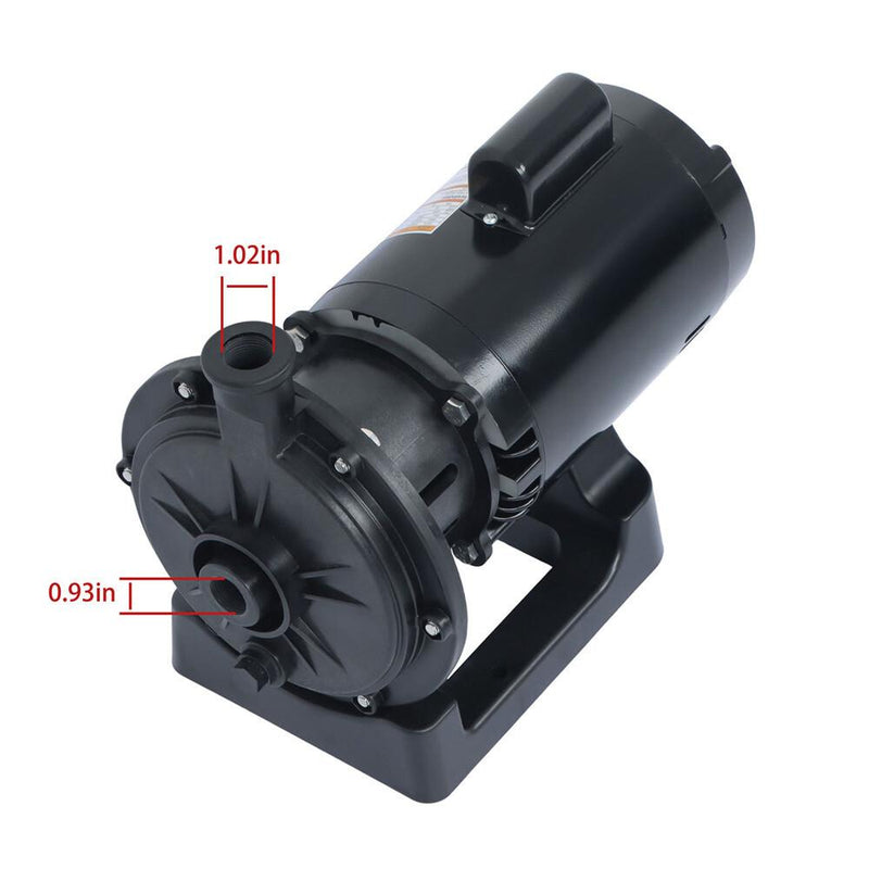 DURAFORCE 3/4 HP 115V/230V Booster Pump For Pressure Side Pool Cleaners PB460 PB4-60 Black