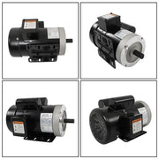 DURAFORCE 5HP General Purpose Motor 3450RPM Single Phase 208-230V 5/8"Shaft 56C Frame New