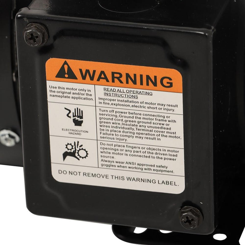 DURAFORCE 5HP General Purpose Motor 3450 RPM Single Phase 208-230V 5/8"Shaft 56C Frame